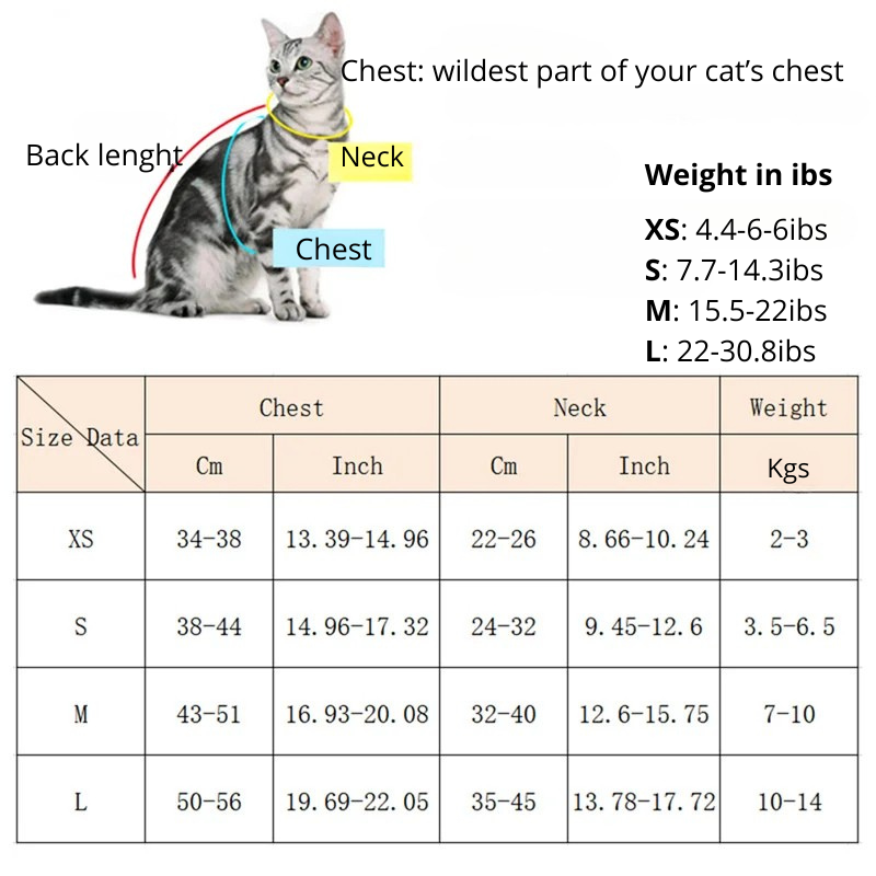 Cat harness Pawsome-style.com