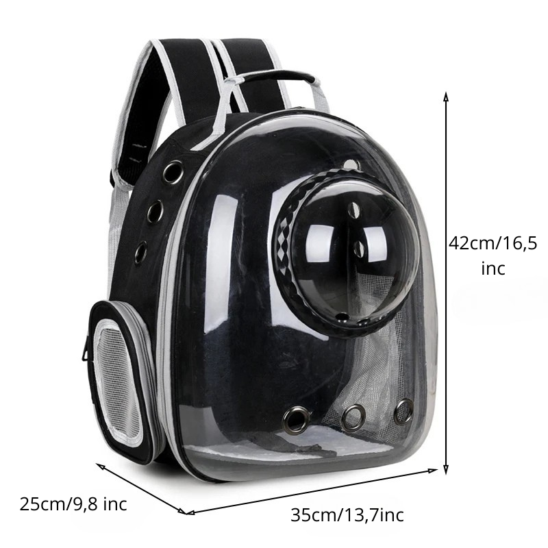 Pet carrying backpack
