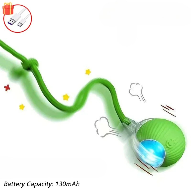 Green smart toy for cats
