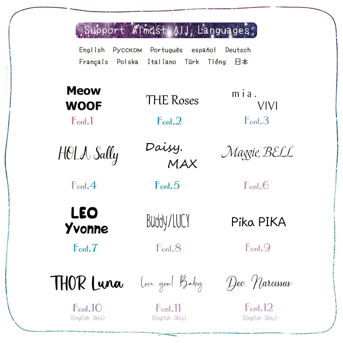 Personalized pet tags