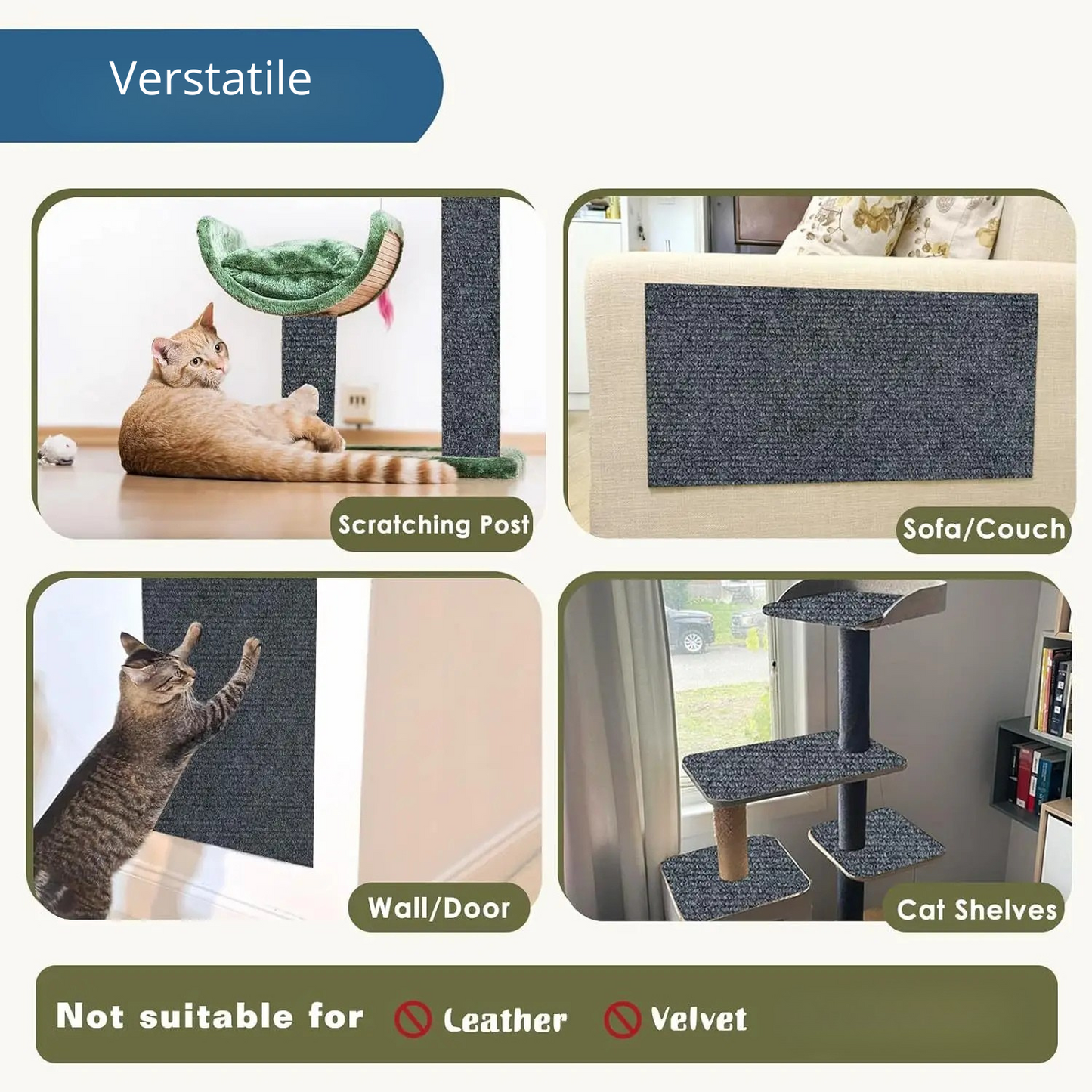 Cat scratch mat protector Pawsome-style.com