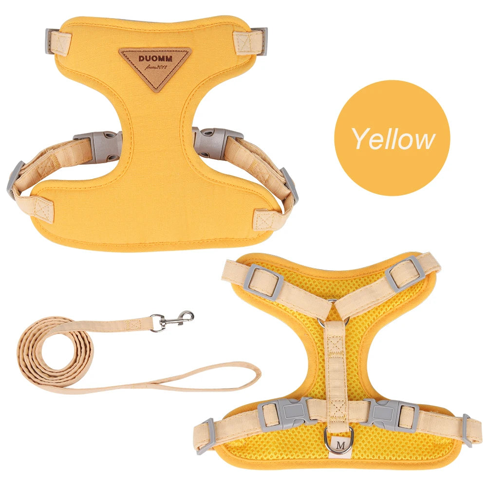 Yellow harness for cats