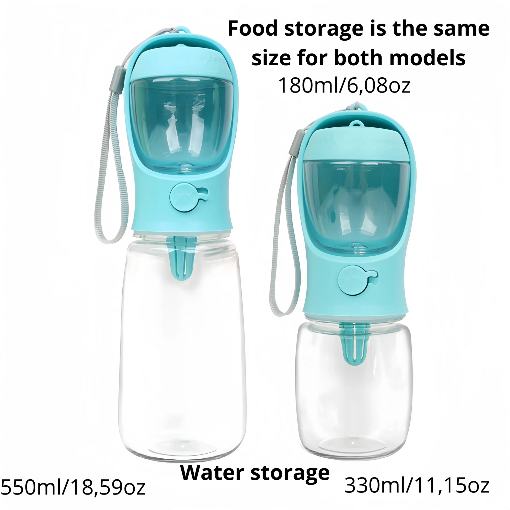 2-in-1 pet travel bottle Pawsome-style.com