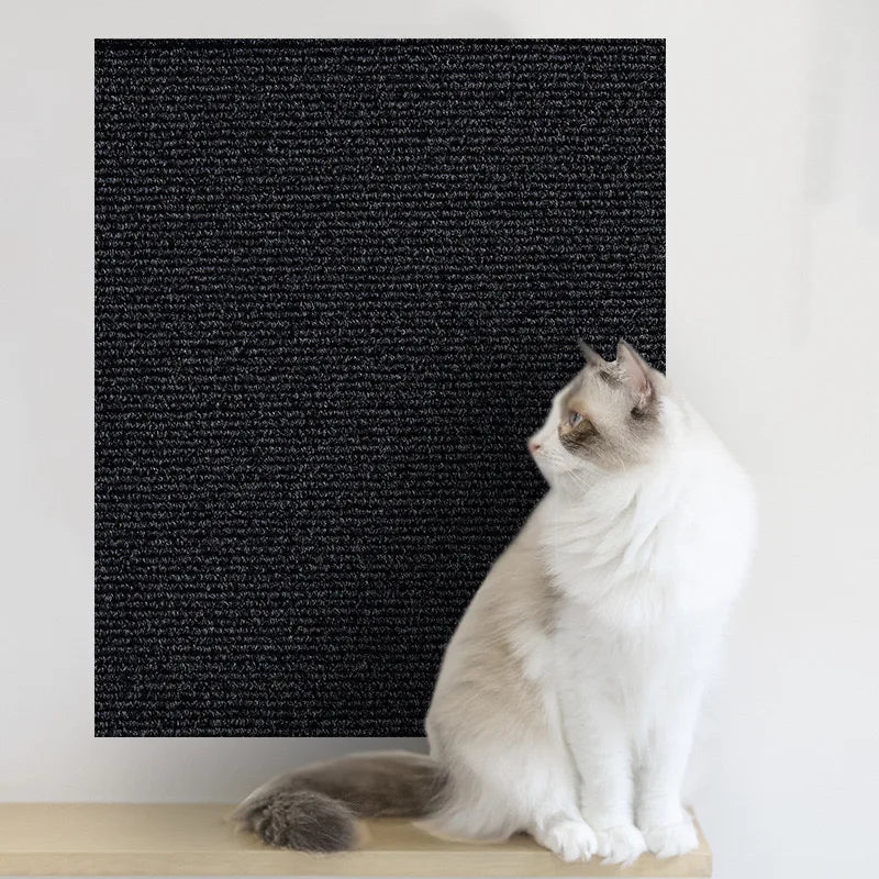 Black scratch mat