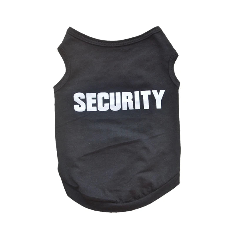 Security vest for dogs