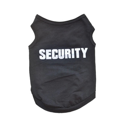 Security vest for dogs