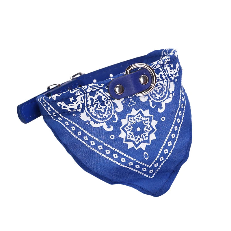 Blue bandana for pets