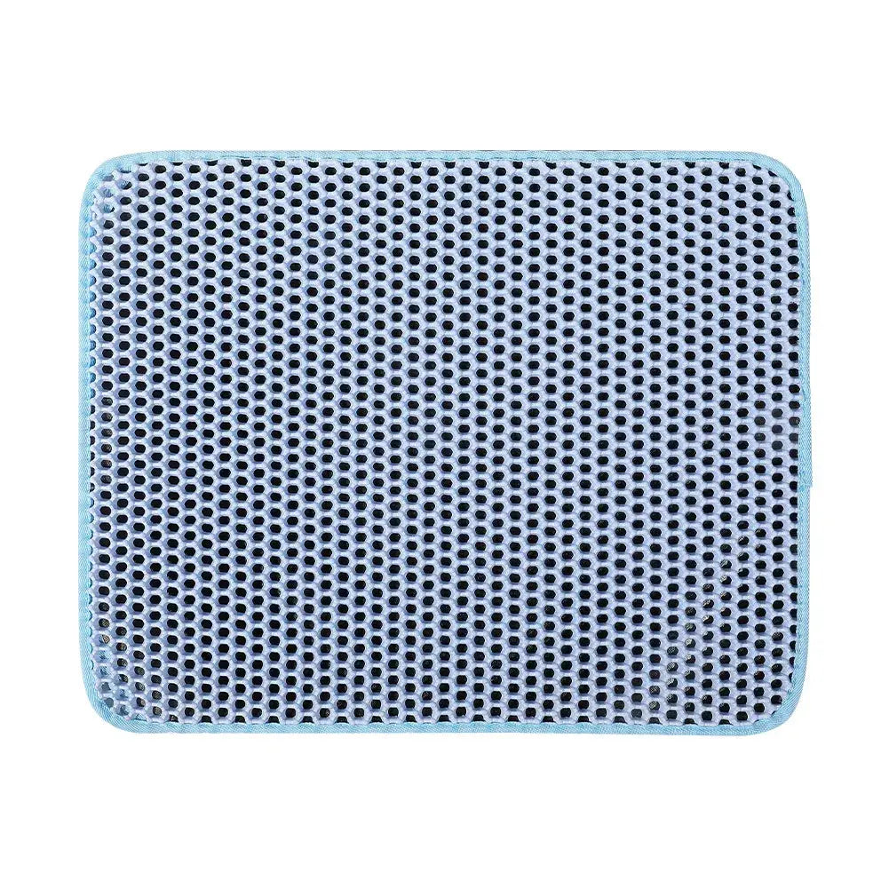 Blue litter mat