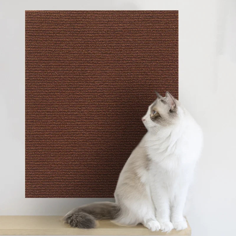 Brown scratch mat