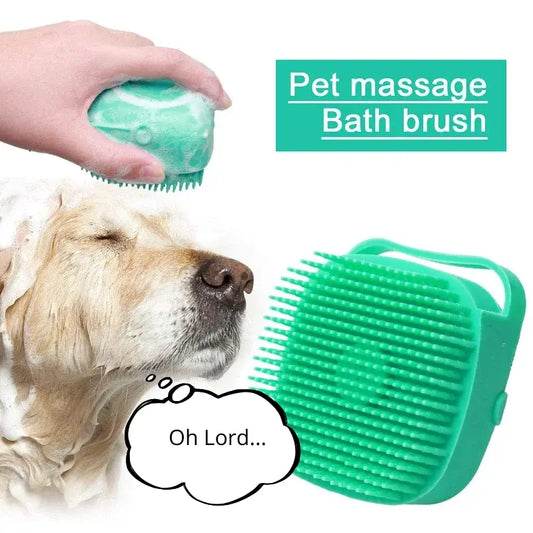 Pet washing brush 