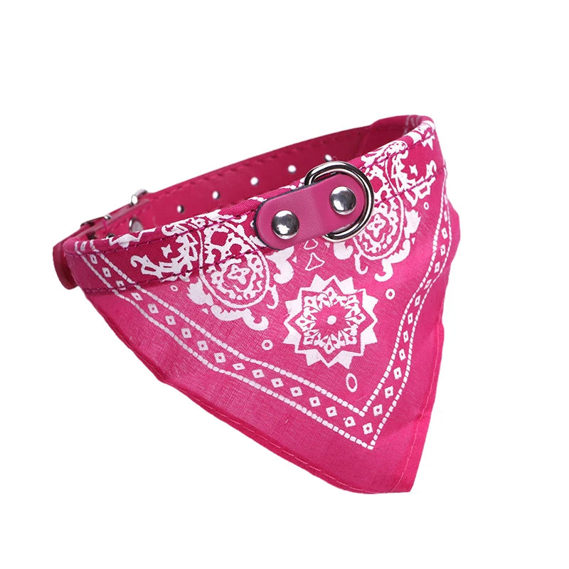 Pink bandana for pets