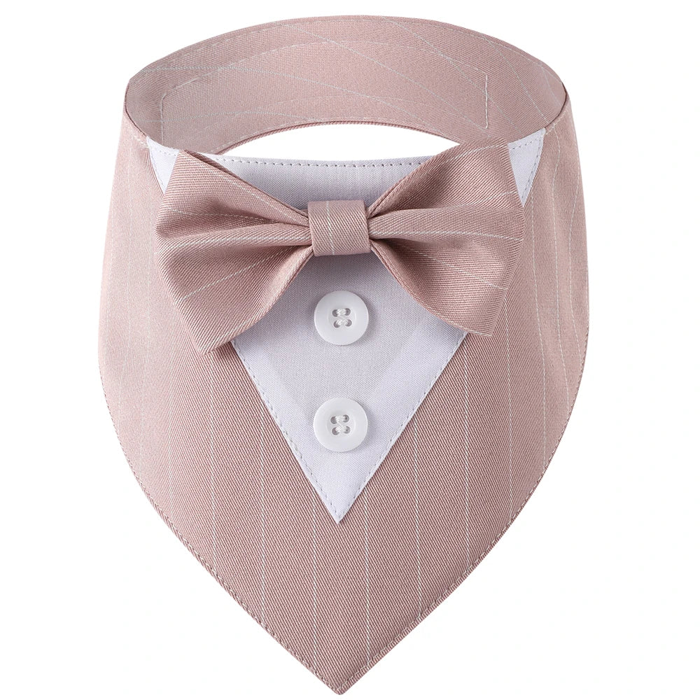 Pink bow tie for pets