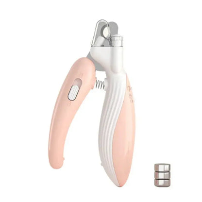 Pet nail clipper with light