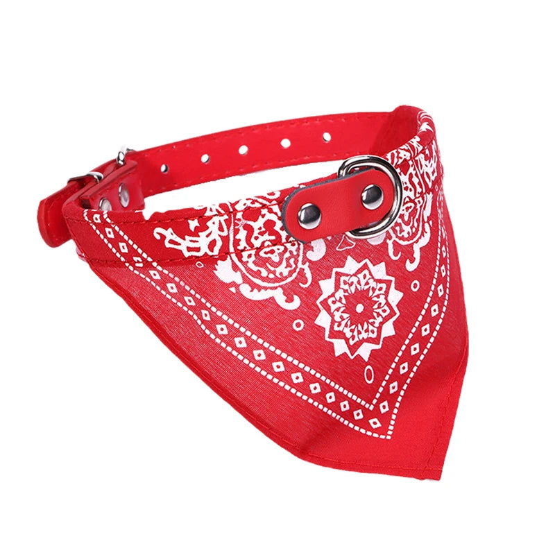 Red bandana for pets
