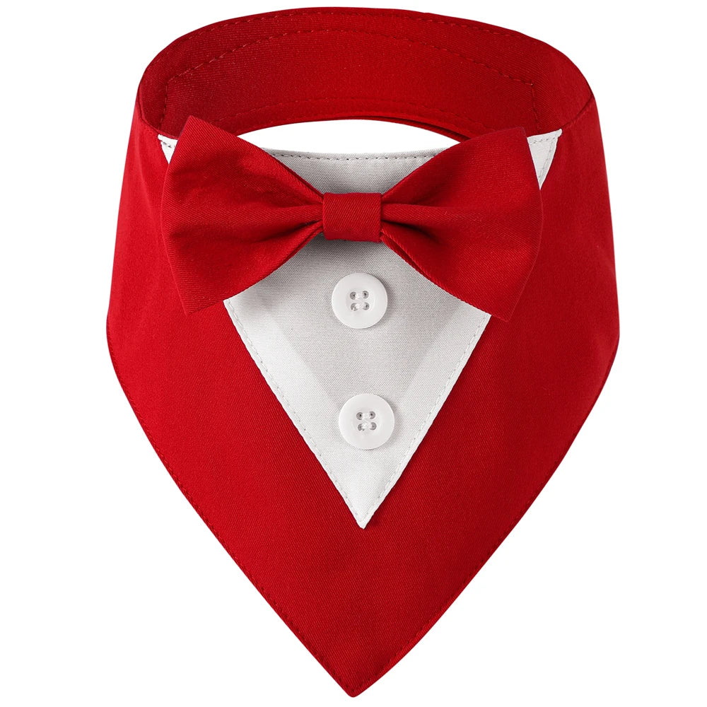 Red pet bow tie