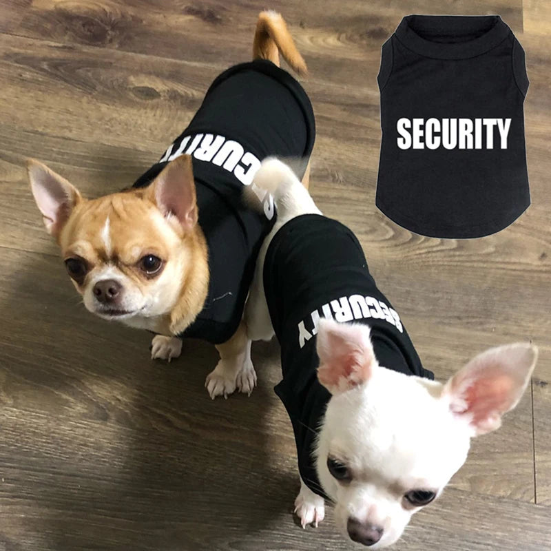 Security vest for pets
