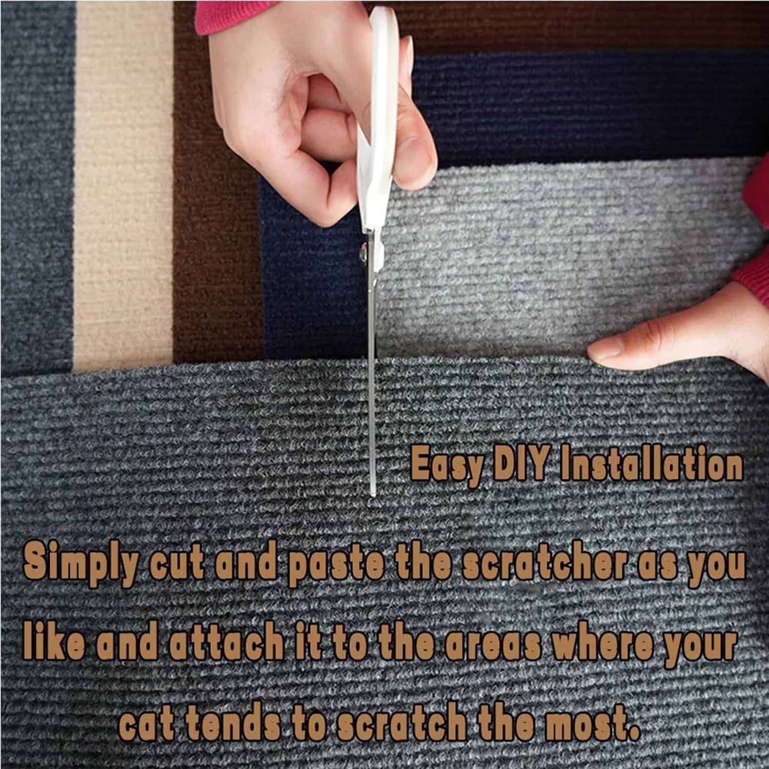 Cat scratch mat 